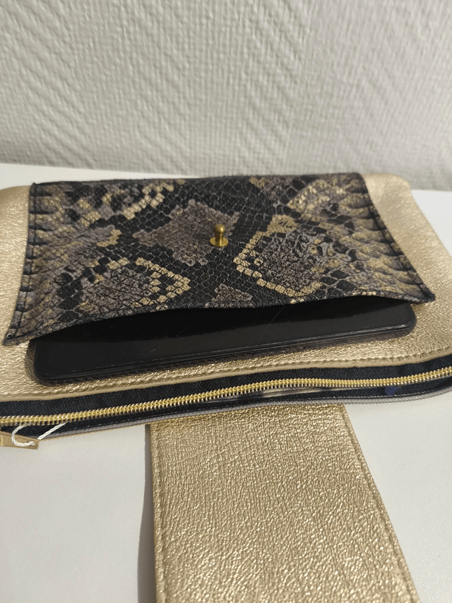 Pochette cuir de chèvre 